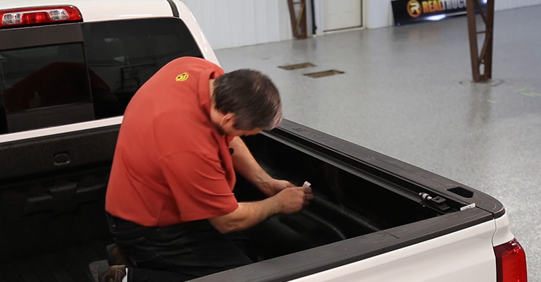 How to Install Roll up Tonneau Cover with Bed Liner