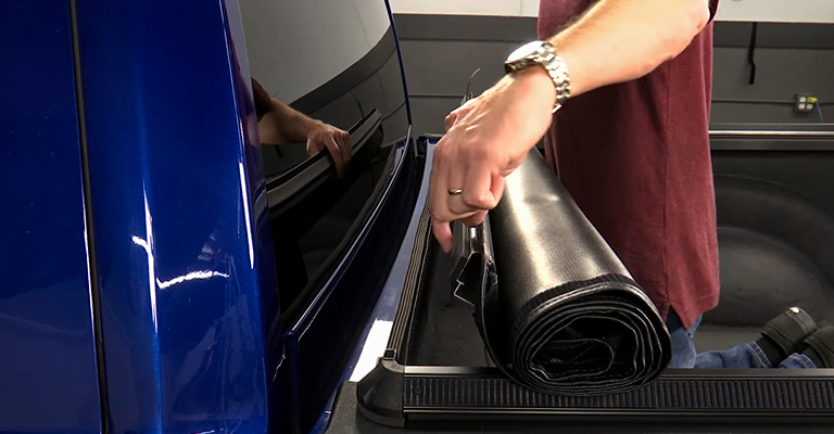 How to Install a Roll up Tonneau Cover on a Dodge Ram