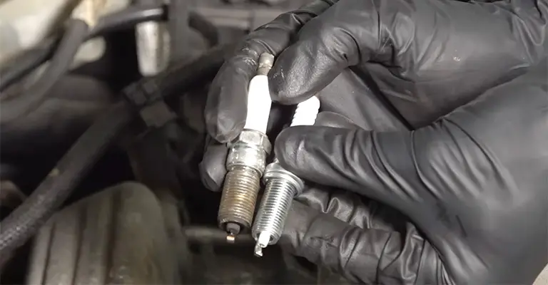 Poor installation of the new spark plugs 