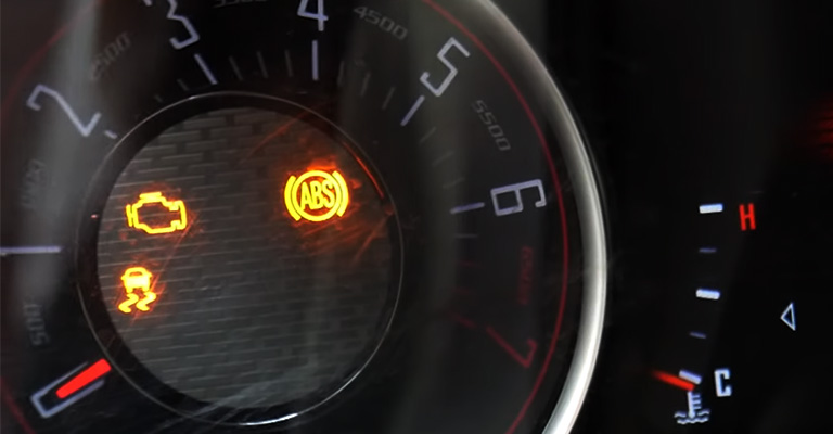 Dodge Challenger ABS and Traction Control Light On