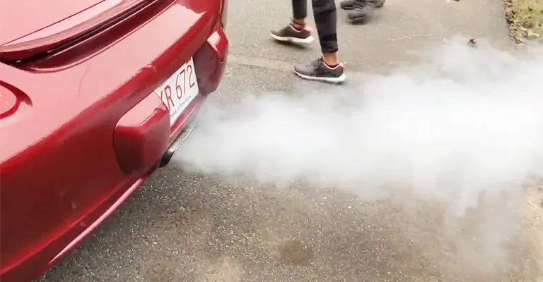 White Smoke From Exhaust On Startup